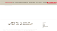Desktop Screenshot of hamburg-leuchtfeuer.de