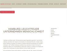 Tablet Screenshot of hamburg-leuchtfeuer.de